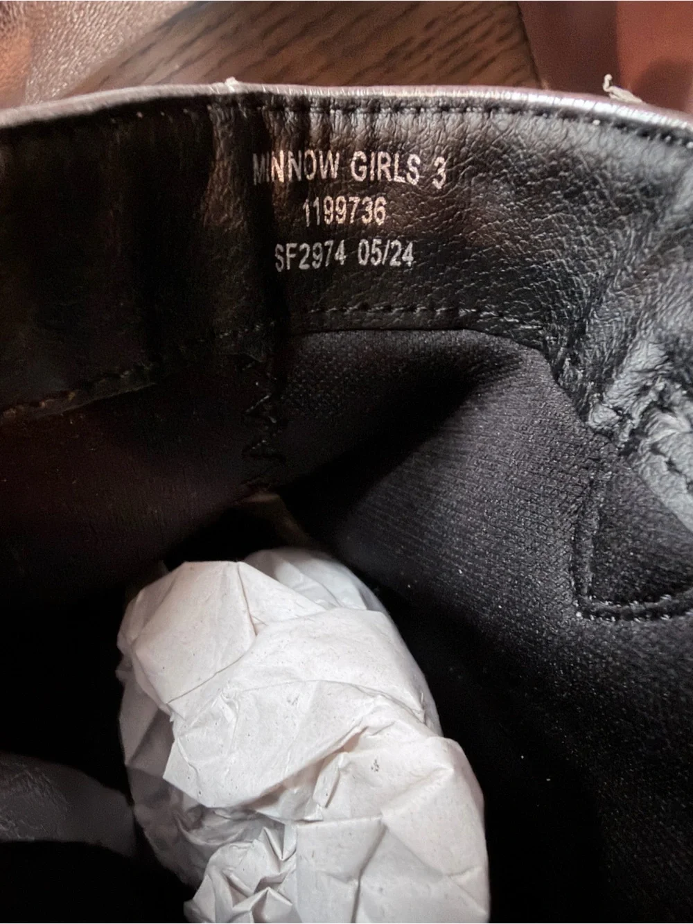 NWOT Dolce Vita Black Girls Size 3 Ankle Boots with Metallic Accent